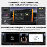 ATOTO A7G225PKL 12,5 Zoll Android Doppel-DIN Autoradio mit 4G LTE, 1920×1200 QLED-Touchscreen, 8-Core, kabelloses CarPlay & Android Auto, Hi-Fi DSP, 4V Pre-Out, HDMI-In/Out, S8 Gen4