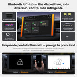 ATOTO A7G225PKL Autoradio Android 2 DIN de 12.5", 8 Núcleos, 4G+64G, 4G LTE/Wi-Fi/Bluetooth Tethering, CarPlay y Android Auto inalámbricos, Amplificador Integrado y DSP, Sensor G