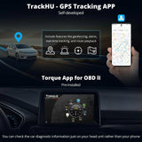 ATOTO AD6 Wired to Wireless CarPlay/Android Auto Adapter with AI Voice, OBD Support, GPS Tracking, 4GB+64GB Storage, Bluetooth