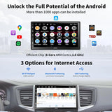 ATOTO A6G2B7PF 7" Double Din Car Stereo with Backup Camera & Mic, Android, Touchscreen, Wireless CarPlay & Android Auto, GPS Tracking, WiFi/Bluetooth/USB Tethering, HD LRV QLED
