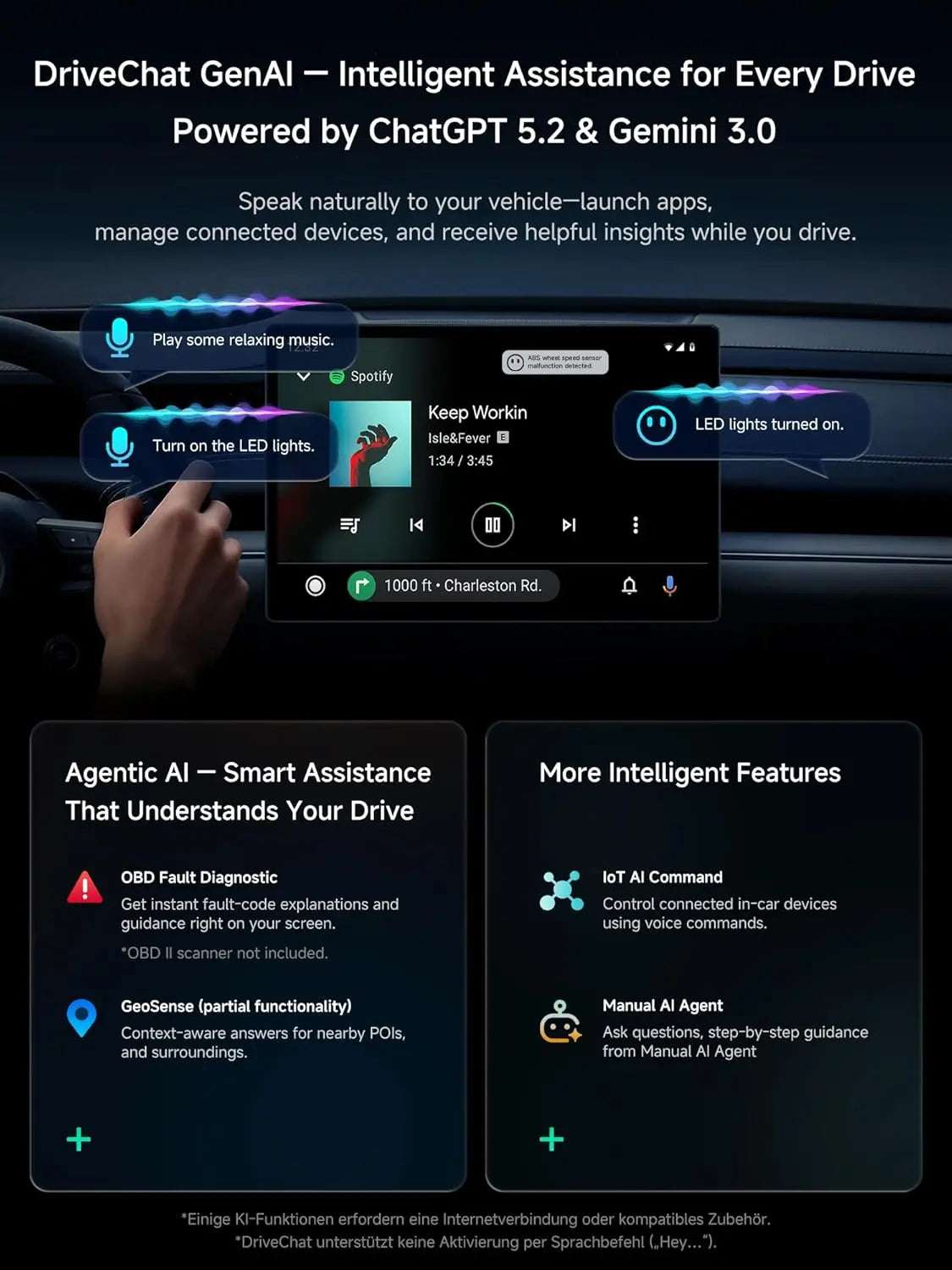 ATOTOSELECT CB4A Adattatore Wireless CarPlay, 2 GB + 16 GB Magic Box