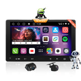 ATOTO S8G2099UN 9" Double Din Android Autoradio con telecamere 1080P, Schermo QLED, CarPlay/Android Auto Wireless, 4G LTE, Wi-Fi, Bluetooth, GPS & AI