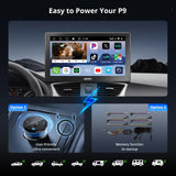 ATOTO P9 9" Portable Touchscreen Car Stereo with Bluetooth Wi-Fi, MirrorLink, Multimedia Audio Player with GPS Tracking