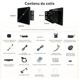 ATOTO X10G209E Autoradio Double Din 9 Pulgadas X10 – Entrada Cámara Delante y Detrás 1080P, Pantalla Táctil QLED, 8GB+128GB, CarPlay Inalámbrico, Android Auto, 4G LTE, Wi-Fi, Bluetooth, DSP, AMP, Subwoofer, GPS