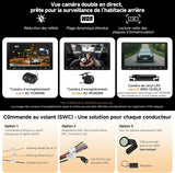 ATOTO S8G2094MS 9" 2 Din Radio coche Android con cámaras frontal y trasera 1080P, pantalla QLED táctil, CarPlay/Android Auto inalámbricos, 4G, Wi-Fi, BT, USB, DSP, AMP, SUB, GPS, AI