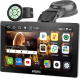 ATOTO P9 Autoradio für tragbares Android mit 7 QLED-Anschlüssen, CarPlay und Android Auto Wireless 2+32 GB, Mirror Link, GPS-Unterstützung, Bluetooth und Bluetooth, WLAN, USB, Bluetooth, HDMI-Anschluss, P907SD