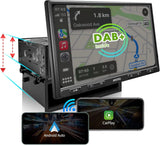 ATOTO F7G110XED 10" Single Din & Double Din Head Unit with Built-in DAB+, Wireless CarPlay & Android Auto, QLED Touchscreen, Bluetooth, HD LRV, MirrorLink, Quick Charge, USB/SD