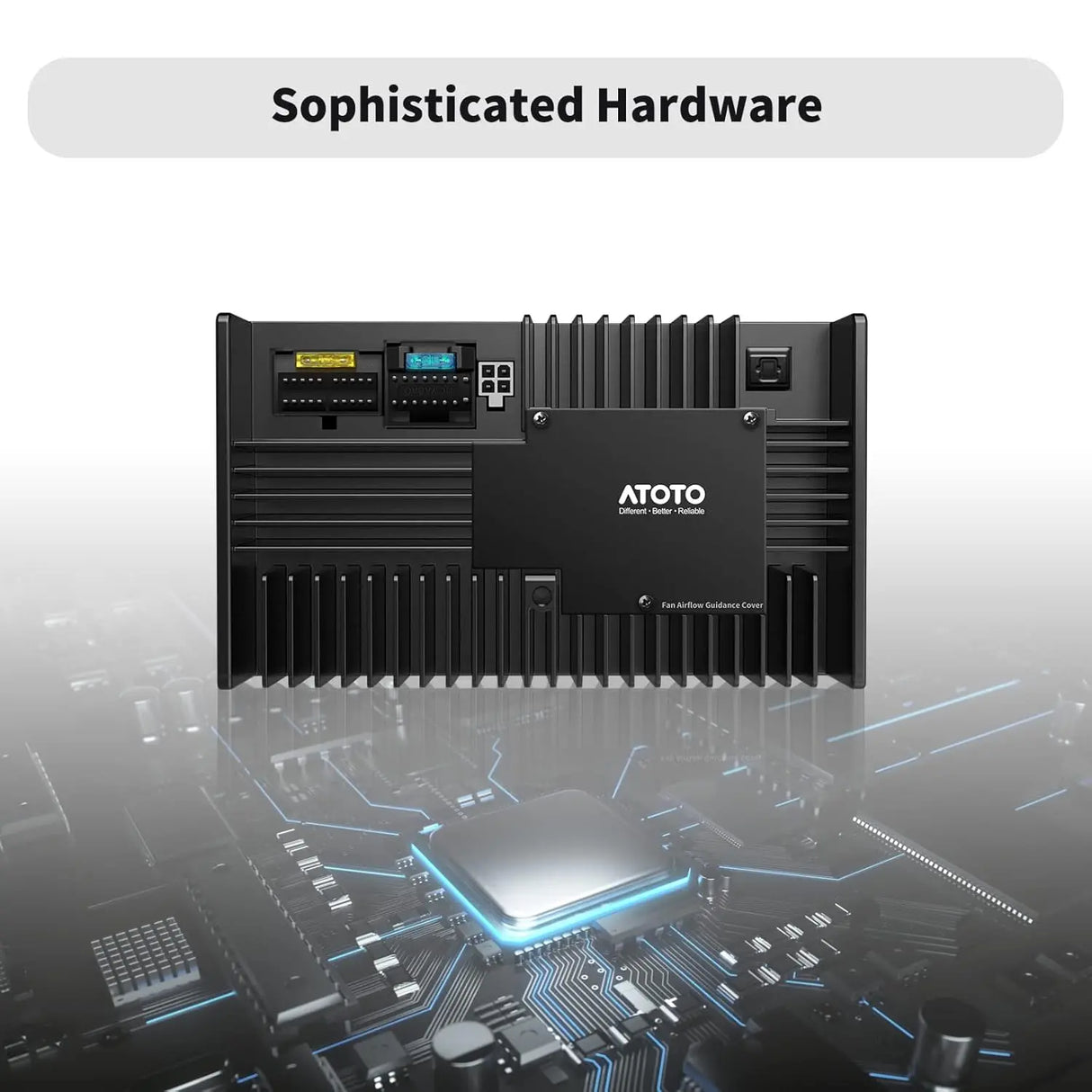 ATOTO CA-AEC02 4-Channel Car Audio Amplifier | 392W Max Power