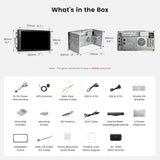 ATOTO A7G2B7PKL-S04 7" Android Double DIN Car Stereo with OBD2 Scanner, 8-Core 4G+64G, Built-in 4G LTE, Wireless CarPlay & Android Auto, QLED Touchscreen, Hi-Fi DSP 4V Pre-Out, GPS Tracking