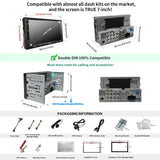 ATOTO S8G2A74SD Lettore video per auto Android da 7", con navigazione, Retrovisore HD con LRV, Wireless CarPlay & Android Auto, Display IPS e altro