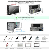 ATOTO S8 Standard Doppel-DIN Armaturenbrett Einbau Videogerät, USB Tethering, Dual Bluetooth, HD Rückansicht mit LRV, Android Auto & Kabelloses CarPlay, IPS-Anzeige, 7 Zoll, SCVC und mehr