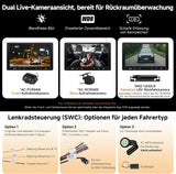 ATOTO S8G2A79UN 7" 2Din Radio coche con Cámaras Delantera y Trasera 1080P, CarPlay/Android Auto Inalámbrico, Pantalla QLED, 4G, Wi-Fi, Bluetooth, USB, DSP, AMP, SUB, GPS & AI