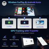 ATOTO S8G2094MS 9" Double Din Car Stereo, 8-Core, 1280x720 QLED Touchscreen, Wireless CarPlay and Android Auto, 4+32G, Dual Bluetooth, WiFi/BT/USB Tethering, Plug and Play, GPS Tracking, SCVC