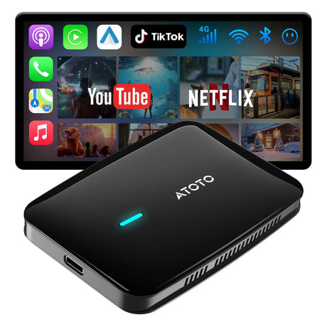 ATOTO AD3ワイヤレススースー｜CarPlay/Android Auto変換・音声