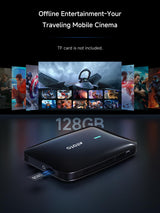 Carplay Wireless Adapter, Magic CarPlay Box Supports for Netflix/YouTube/TF Card, 4GB+32GB AI Box Carplay, Plug & Play, Drivechat with AI Skills, Dual WiFi, Bluetooth, Fits for OEM Wired CarPlay Cars