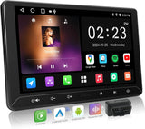 ATOTO A5LG211T 10.1" 2 Din Bluetooth Vehicle Radio with Wireless CarPlay & Android Auto, OBD2 Scanner, IPS Touchscreen, GPS Navigation, 24-Band EQ DSP, WiFi/BT/USB, 2G+32G, FM/AM