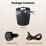 ATOTO AC-CG2M3CB Chargeur Allume-Cigare 12V/24V - Double USB, Compatible ATOTO P9, Installation Facile