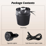 ATOTO P9 Accendisigari per auto, caricabatterie per auto compatibile con 12V/24V, facile installazione per accendisigari
