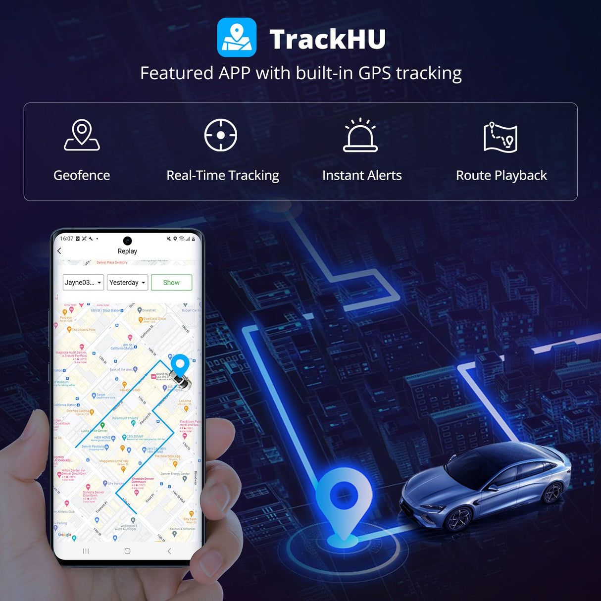 ATOTOZONE CB6 Adapter Kabelgebundenes zu Kabelloses CarPlay/Android Auto, Intelligenter AI-Sprachdongle mit GPS Tracking, Kabelloses CarPlay AI-Box, Bluetooth, 4GB+64GB, Kompatibel mit vielen Apps