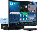 ATOTO X10G141E 14.1" QLED AI Android 1 DIN & Doppel DIN Autoradio Bluetooth, 8G+128G, Flexview-Display, 7.1.2 CH Audio, 4G LTE, Kabelloses CarPlay & Android Auto, 36B-EQ, Dualband-WLAN, HDMI IN