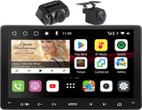 ATOTO S8G2A79UN 7" 2Din Radio coche con Cámaras Delantera y Trasera 1080P, CarPlay/Android Auto Inalámbrico, Pantalla QLED, 4G, Wi-Fi, Bluetooth, USB, DSP, AMP, SUB, GPS & AI