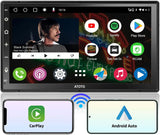 ATOTO A6G2B7PF 7" Double Din Android Car Stereo, Wireless CarPlay & Android Auto, MirrorLink, Dual Bluetooth, DSP, FM Radio, 4G LTE WiFi/BT/USB Tethering, In-Dash Navigation, 8-Core 2G+32G