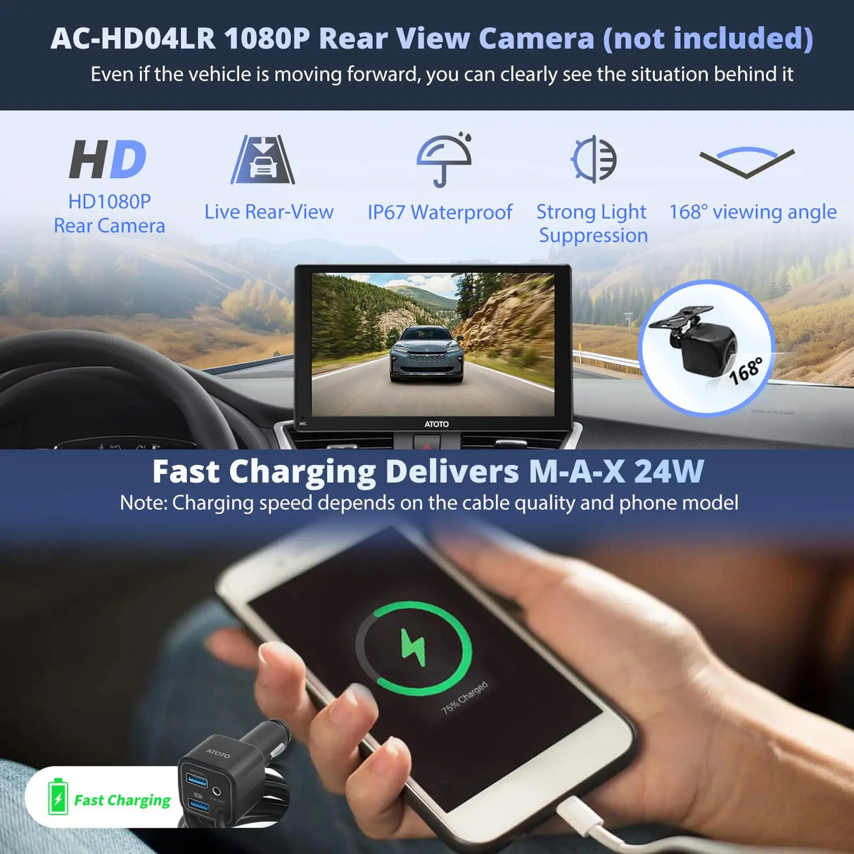 VECHTEL Autoradio 1 Din met draadloze Carplay Android Auto, 7 inch IPS HD handmatige flip touchscreen autoradio, ondersteuning Bluetooth Link spiegeling FM 2USB/Type-C stuurwielbediening VECHTEL Autoradio 1 Din met draadloze Carplay Android Auto, 7 inch IPS HD handmatige flip touchscreen autoradio, ondersteuning Bluetooth Link spiegeling FM 2USB/Type-C stuurwielbediening