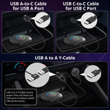 CB6 CarPlay/Android Al Box- 2025 Upgrade Wireless Carplay Adapter, Plug & Play Car Video Box with Drivechat, GPS, Compatible with Netflix/YouTube, Android 13,2 BT,4G LTE,8G+128G, Black