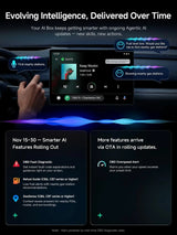ATOTO CB6C CarPlay AI Box Adapter, Android Multimedia Magic Box with Built-in 4G LTE SIM Slot, Wireless CarPlay & Android Auto, Watch YouTube/Netflix/Disney+, 4GB+64GB, 8-Core, DriveChat AI, TF Card Support - Converts Wired to Wireless