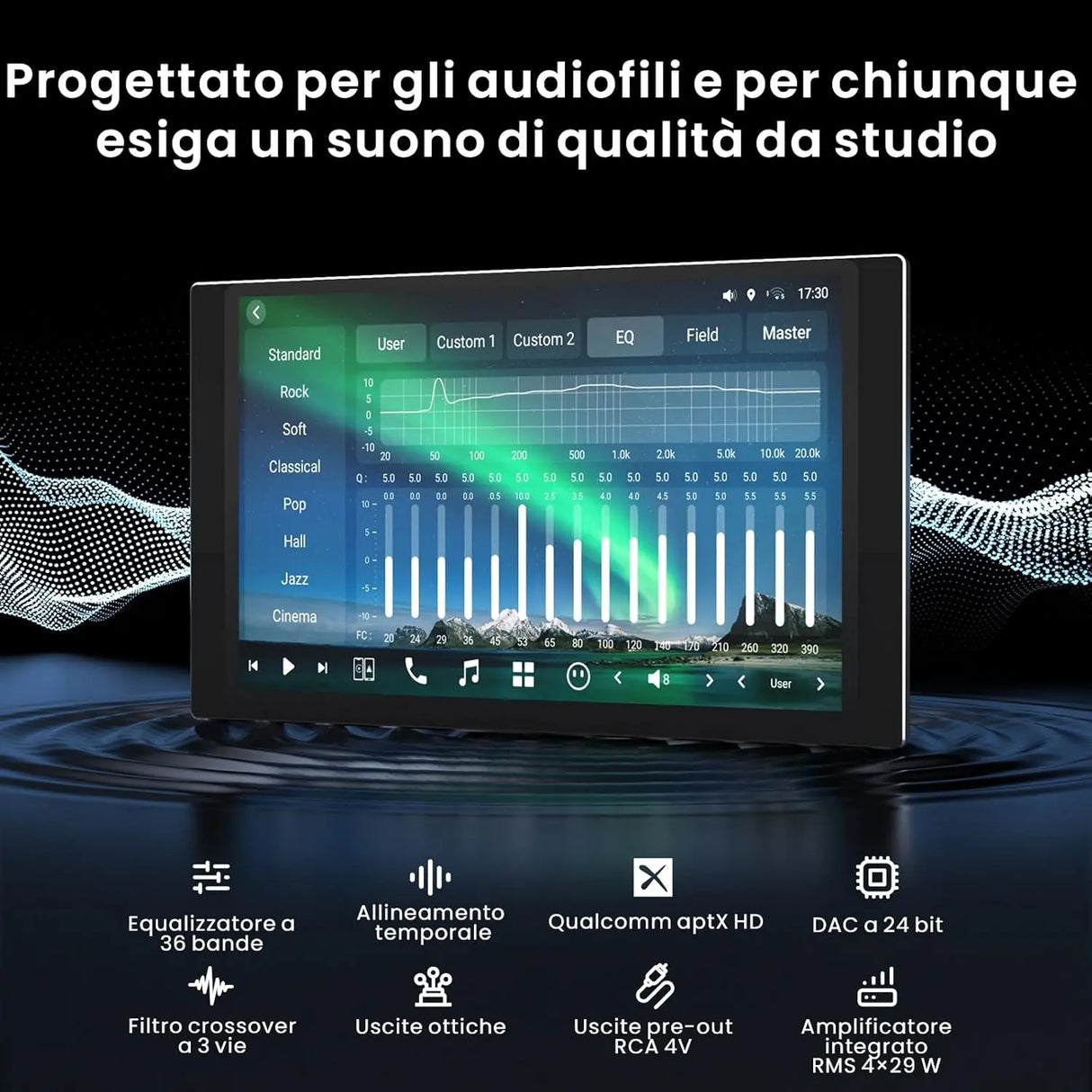 ATOTO X10G125E-R3 12,5" QLED 1 DIN & 2 DIN Android Autoradio con 2 Dashcam, Schermo Flexview, 8G+128G, CarPlay & Android Auto Wireless, Audio 7.1.2CH, 4G LTE, Wi-Fi Dual Band, EQ 36-B