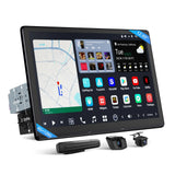 ATOTO X10G129E 12.95" Android Single Din Car Stereo with Wireless CarPlay/Android Auto, 1080P Dual Dash Cam, HDMI-in TV/Game, SPDIF DSP DAC AMP RCA SUB, 8+128G, 4G WiFi Bluetooth GPS OTA AI