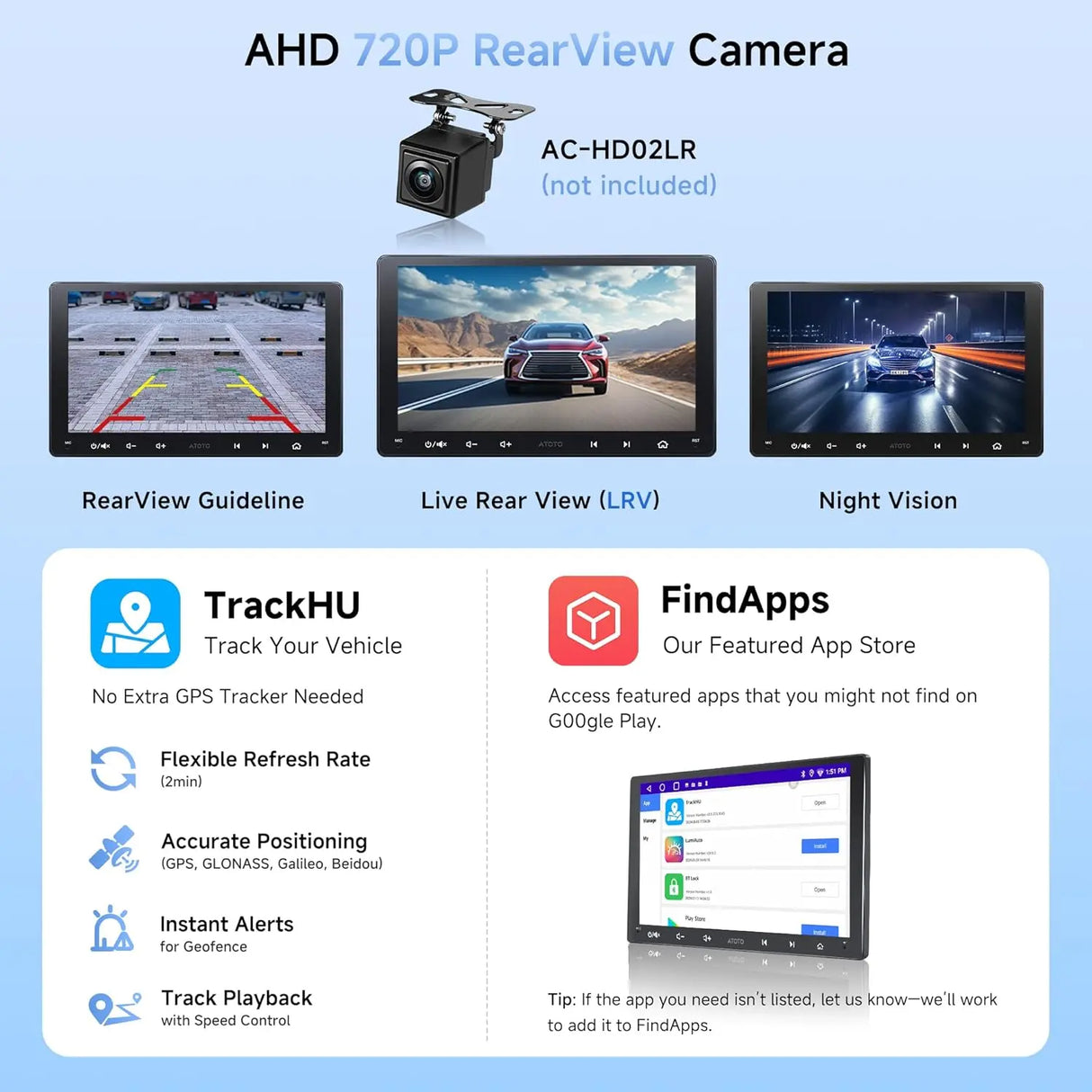 ATOTO A5LG209T 9" Double Din Android Car Stereo with OBD2 Scanner, Wireless CarPlay & Android Auto, AI Voice, 24-Band EQ DSP, WiFi/BT/USB, 2G+32G