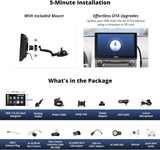 ATOTO P807SD 7" Portable Wireless Car Stereo with HD 1080P WDR Rear Camera, QLED Glare-Suppressing Touchscreen, Wireless CarPlay & Android Auto, OTA Upgrade, Remote Control & FM/AUX Output