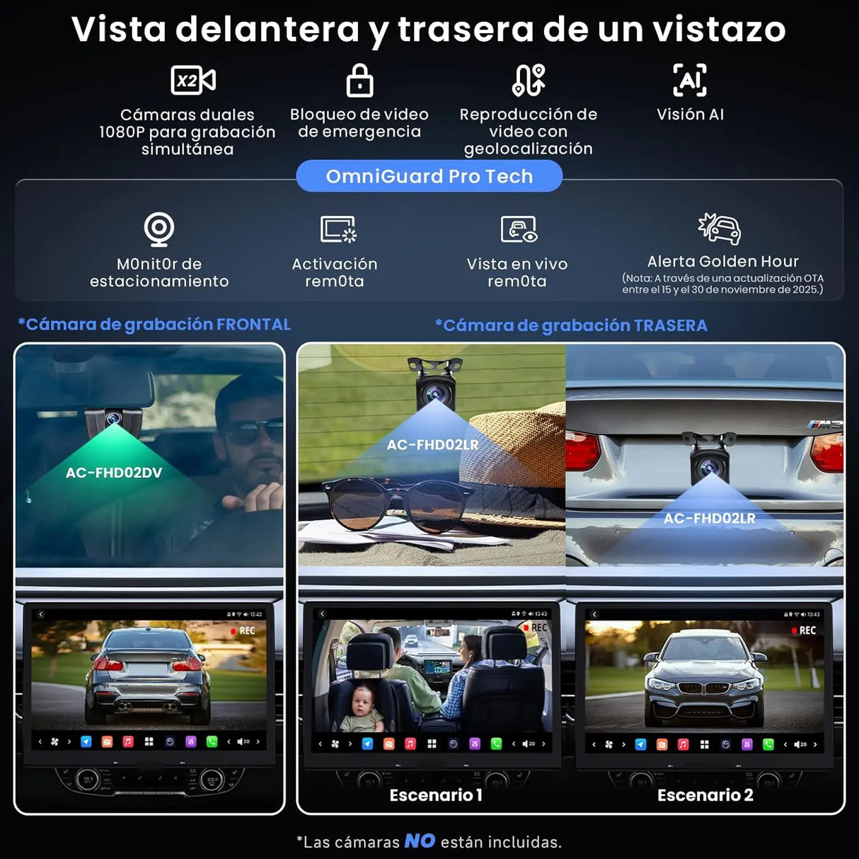 ATOTO X10G129E 12,9" Radio 1 DIN con Pantalla Flotante QLED, 8+128GB, 4G LTE, CarPlay y Android Auto Inalámbricos, Doble Teléfono, Doble Bluetooth, 36B-EQ, SCVC y Asistente de Voz AI