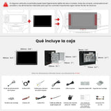 ATOTO S84G211P-S01 10.1 Pulgadas QLED Android Radio de Coche Doble DIN, CarPlay y Android Auto inalámbricos, 4G LTE, WiFi/USB-Tethering, Hi-Fi DSP con pre-Salida de 4V, con cámara de reversa, 4G+64G