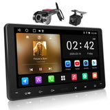 ATOTOZONE Double-DIN Car Stereo 9 Inch Android Car Radio, Wireless CarPlay&Android Auto, Backup Camera and Dashcam, AI Dialogues, WiFi/BT/USB, GPS Tracking, 24B EQ&DSP, 4 * 45W AMP