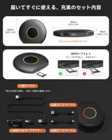 ATOTO CB6ワイヤレスアダプター：Bluetooth搭載、定額CarPlayを無線化、ワイヤレスAndroid Auto対応、GPトラッキング機能付きAIボイスドングル、4GB+64GB、銀色