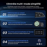 ATOTO X10G125E-R3 12,5" QLED Autoradio Android 1DIN/2DIN avec 2 Caméras Dashcam, GPS Intégré, Écran Flexview, 8+128G, Audio 7.1.2CH, 4G LTE, CarPlay & Android Auto sans Fil