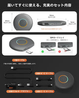 ATOTO CarWave CB6B ワイヤレスアダプター 2025年アップグレード版 AIボックス、ワイヤレスCarPlay & Android Auto、8G+128G、4G LTE、WiFi、ネットフリックス、YouTube、ChatGPT、2 BT、灰色