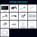 ATOTOEXCEL A5L 7 inch Android Double DIN Car Stereo, Wireless CarPlay&Android Auto Touchscreen Radio, WiFi/BT/USB Tethering, DSP,24-Band EQ, Front DVR Dash Cam, 2G+32G, AI Drivechat, GPS, FM/AM