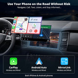 ATOTO A6G2A7PL 7" Double Din Car Stereo, Android, 4G+64G, Wireless/Wired CarPlay & Android Auto, 4G LTE Nano Card, Touchscreen, MirrorLink, Bluetooth, GPS Navigation, Audio Receiver (Upgraded)