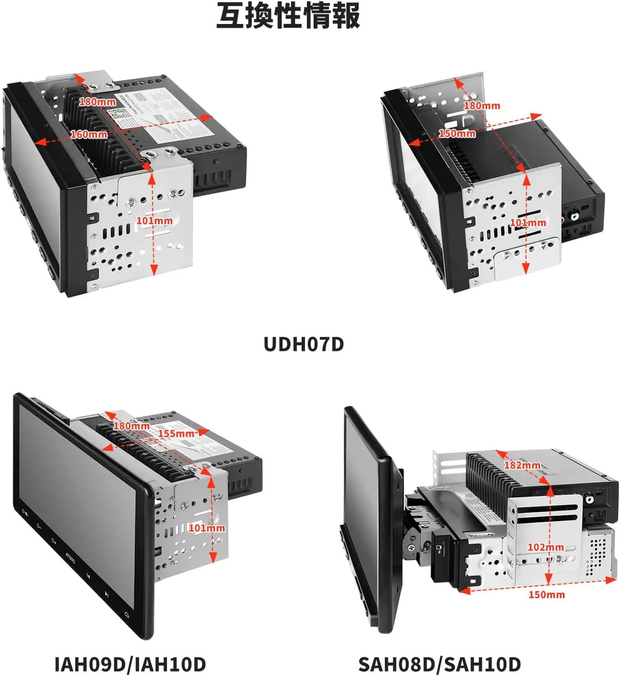 ATOTO CA-AEC01カーアンプ、4チャンネル、400ワットの最大パワー、2/4オーム安定、クラスA/B、選択されたAtotoカーステレオとのみ互換性があります