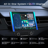 ATOTO X10G225E 12.5" QLED Android Doppel Din Radio, 8G+128G, 4G LTE, KI-Sprachassistent, Kabelloses CarPlay & Android Auto, Duales Mikrofon & BT, LRV, 36B-EQ, HDMI-Eingang