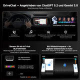 ATOTO V10G2D7OC 7 Zoll Android 2 DIN Autoradio mit Wireless CarPlay & Android Auto, Karaoke im Auto, aptX HD Bluetooth 5.4, DSP Audio 7.1.2, Ambientebeleuchtung, 4G LTE/WLAN, Agentische KI