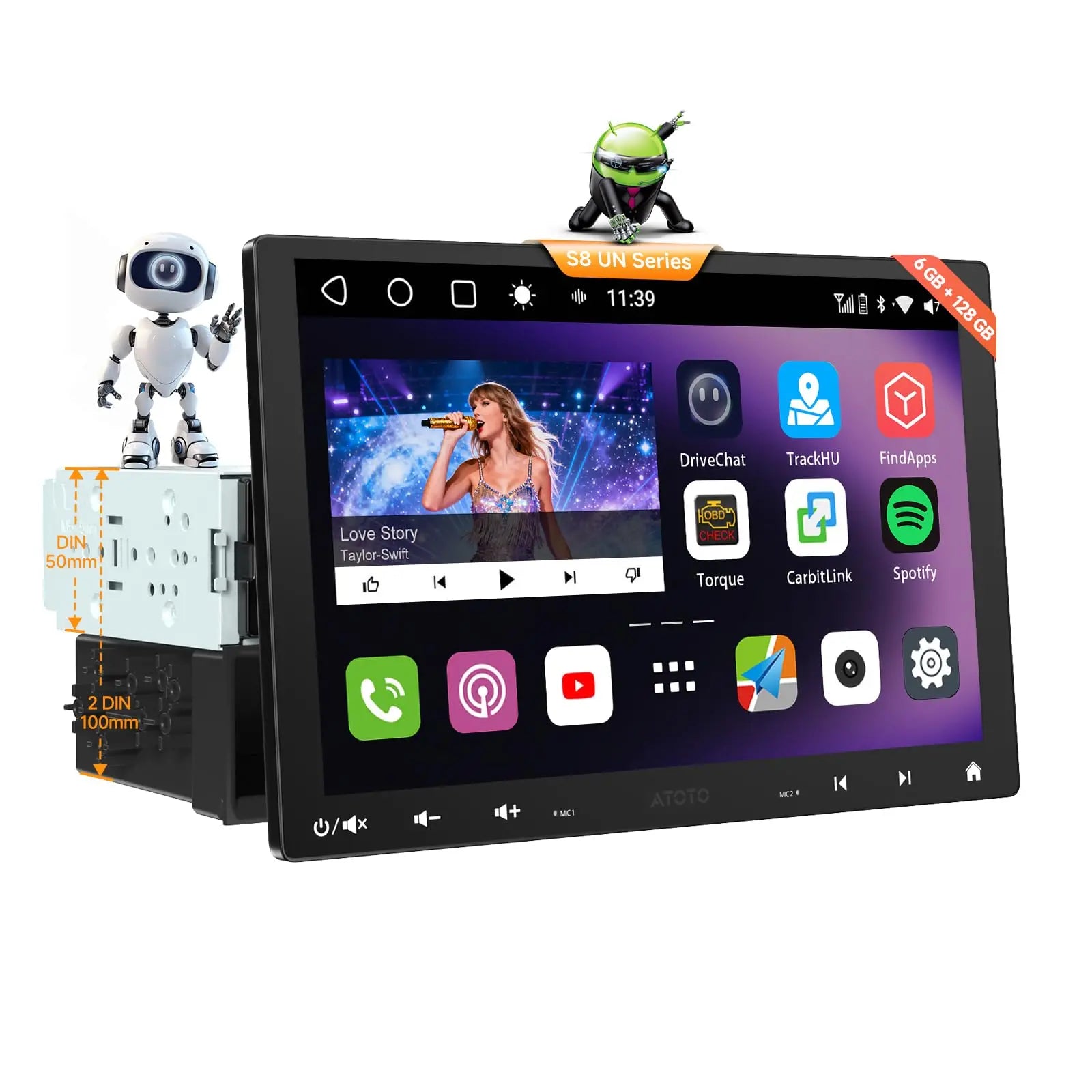CZT2086 ATOTO S8 Premium 10 ディスプレイオーディオ S8G2114PM 