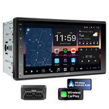 ATOTO X10G2B7E 7" Double Din Car Stereo with OBD2 Scanner,  Wireless CarPlay & Android Auto, QLED Touchscreen, Android 13, Octa-Core 8+128GB, 4G LTE, Built-in Amplifier, GPS, HDMI, Streaming Apps
