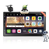 ATOTO S8G2C74MS 7" 8-Core Android Double Din Car Stereo, Wireless CarPlay & Android Auto, QLED Fully Laminated Touchscreen, Built-in 4G LTE, Backup Camera, HD LRV, WiFi/BT/USB, 4G+32G