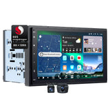 【High-end】ATOTO X10G2B7E 7" Double Din Car Stereo with Front & Rear Cameras, QLED Touchscreen, CarPlay & Android Auto, 4G LTE & WiFi, GPS, 8GB + 128GB TF Card, Dual Bluetooth, DSP Audio Technology