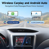 ATOTO A5L 7" Double Din Car Stereo with Wireless CarPlay & Android Auto, Backup Camera & DVR Dashcam, ChatGPT, GPS Navigation, WiFi/Bluetooth/USB, 24 EQ DSP, 2G+32G