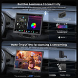 ATOTO X10G129E 12.9" Floating Screen Single Din Android Car Stereo, 8GB+128GB QLED Single Din Head Unit with Wireless CarPlay & Android Auto, 4G LTE, GPS, Dual Bluetooth, 36-Band EQ, AI Assistant
